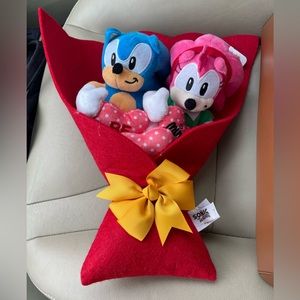 Sonic hedgehog plush bouquet